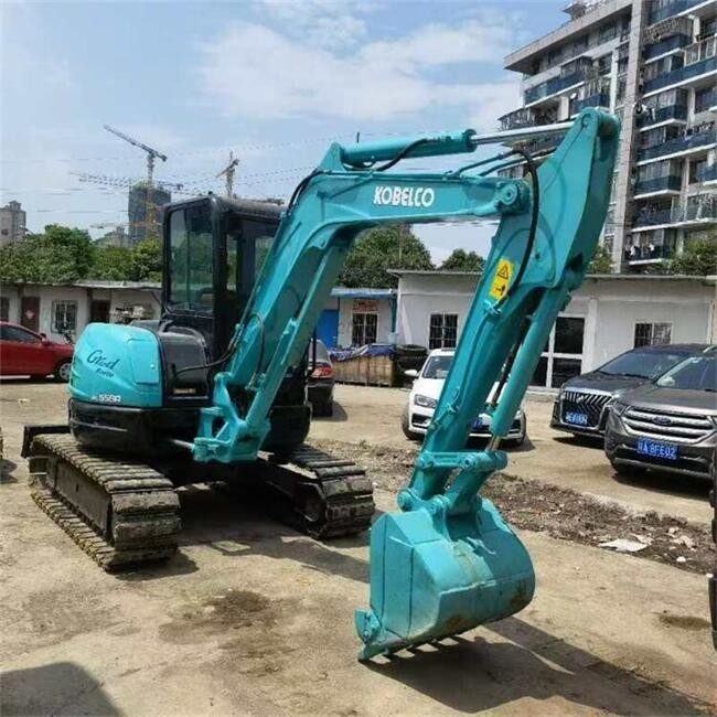 Used Kobelco Mini Excavator SK55SR Kobelco 5 Ton Excavator With Original Parts