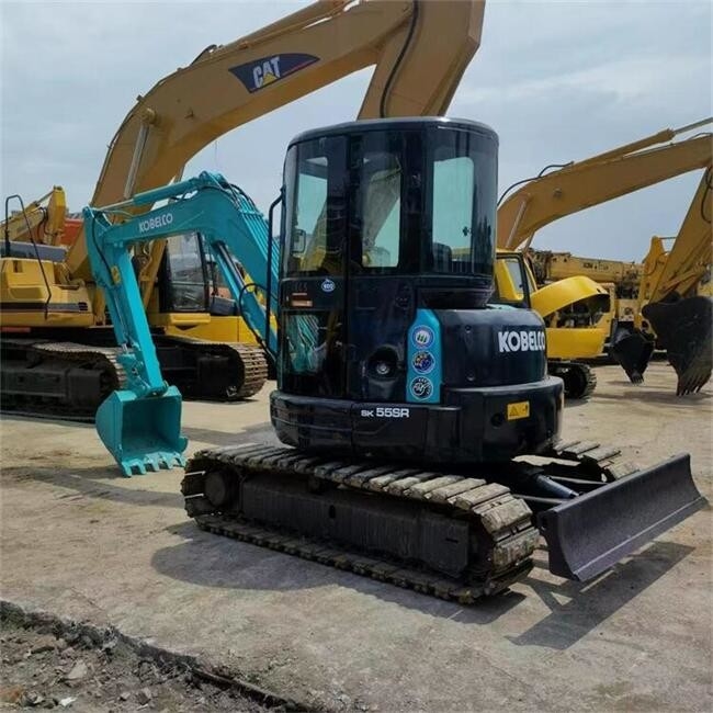 Used Kobelco Mini Excavator SK55SR Kobelco 5 Ton Excavator With Original Parts