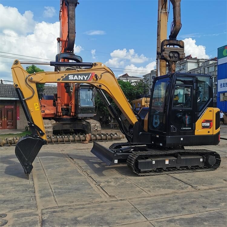 Mini Used Sany Excavator SY55U Sany 5 Ton Excavator With Original Parts