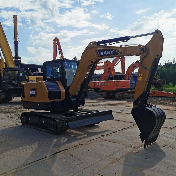 Mini Used Sany Excavator SY55U Sany 5 Ton Excavator With Original Parts