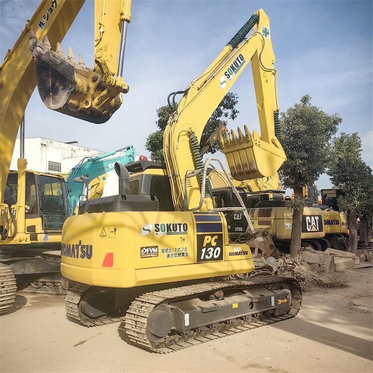 PC130-7 Second Hand Komatsu Excavators Used 13 Ton Excavator 66KW Power