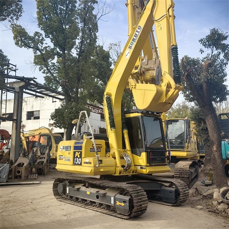 PC130-7 Second Hand Komatsu Excavators Used 13 Ton Excavator 66KW Power