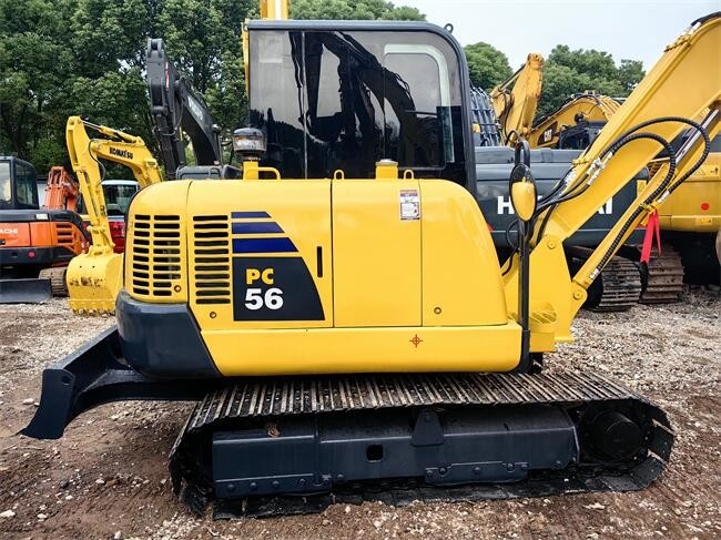 PC56-7 Second Hand Komatsu Excavators Komatsu 5.5 Ton Excavator Fuel Efficiency