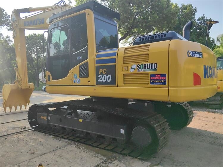 20 Ton Second Hand Komatsu Excavator Komatsu PC 200 8 With Original Parts
