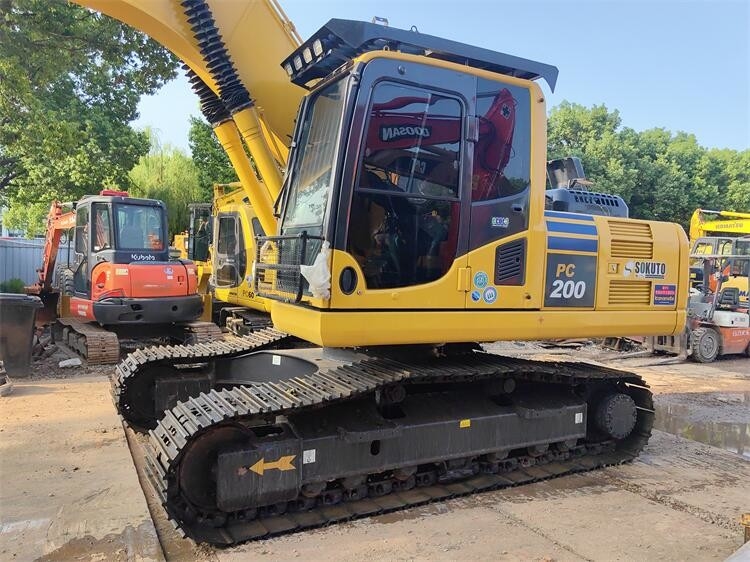 20 Ton Second Hand Komatsu Excavator Komatsu PC 200 8 With Original Parts