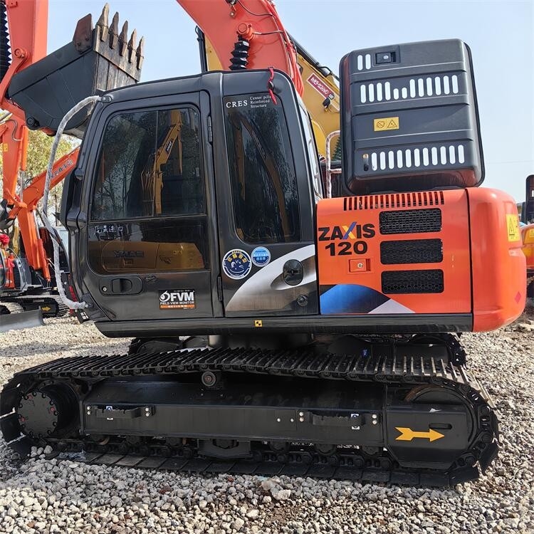 Second Hand Hitachi ZX120 Excavator Hitachi 12 Ton Excavator With ISUZU Engine