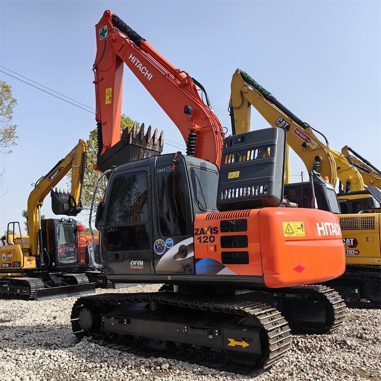 Second Hand Hitachi ZX120 Excavator Hitachi 12 Ton Excavator With ISUZU Engine