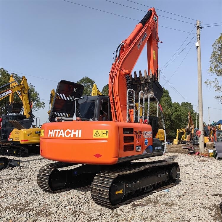 Second Hand Hitachi ZX120 Excavator Hitachi 12 Ton Excavator With ISUZU Engine