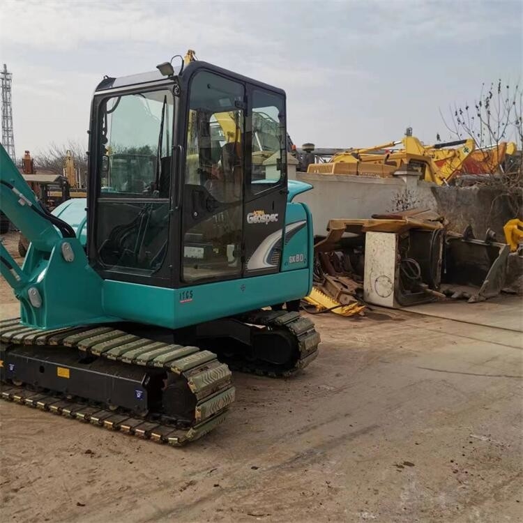 SK60-8 Kobelco 6 Ton Excavator Used Kobelco Excavator For  Road Maintenance