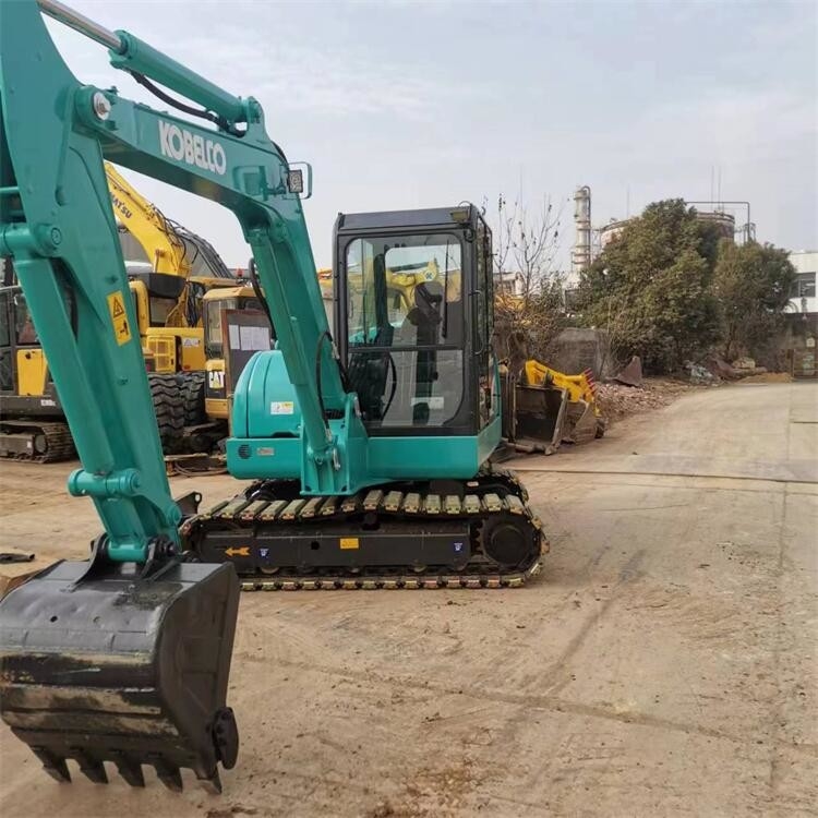 SK60-8 Kobelco 6 Ton Excavator Used Kobelco Excavator For  Road Maintenance