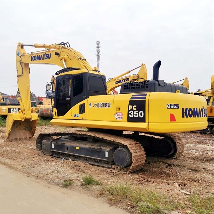 Used Large Excavators PC350-7 Komatsu 35 Ton Excavator With 6D114E Engine