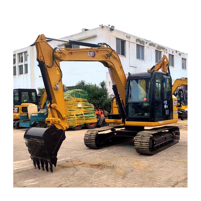 Long Lifespan Cat 8 Ton Excavator Mini Used CAT 308 Excavator 49.7kw
