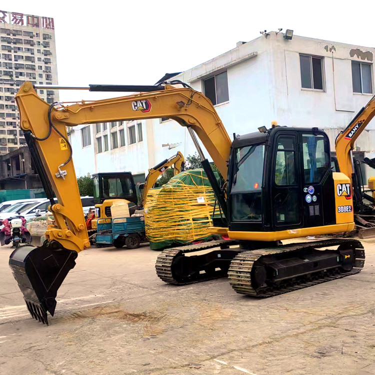 Long Lifespan Cat 8 Ton Excavator Mini Used CAT 308 Excavator 49.7kw