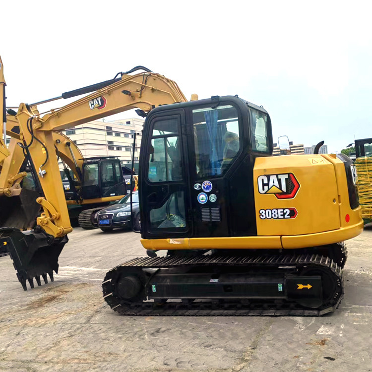 Long Lifespan Cat 8 Ton Excavator Mini Used CAT 308 Excavator 49.7kw