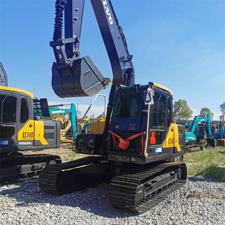 Second Hand Volvo Crawler Excavator Volvo Ec140d 14 Ton  Long Working Hours