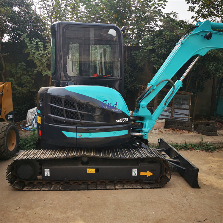 Used Kobelco Mini Excavator SK55SR Kobelco 5 Ton Excavator With Original Parts