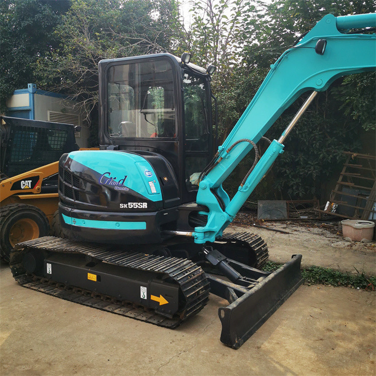 Used Kobelco Mini Excavator SK55SR Kobelco 5 Ton Excavator With Original Parts