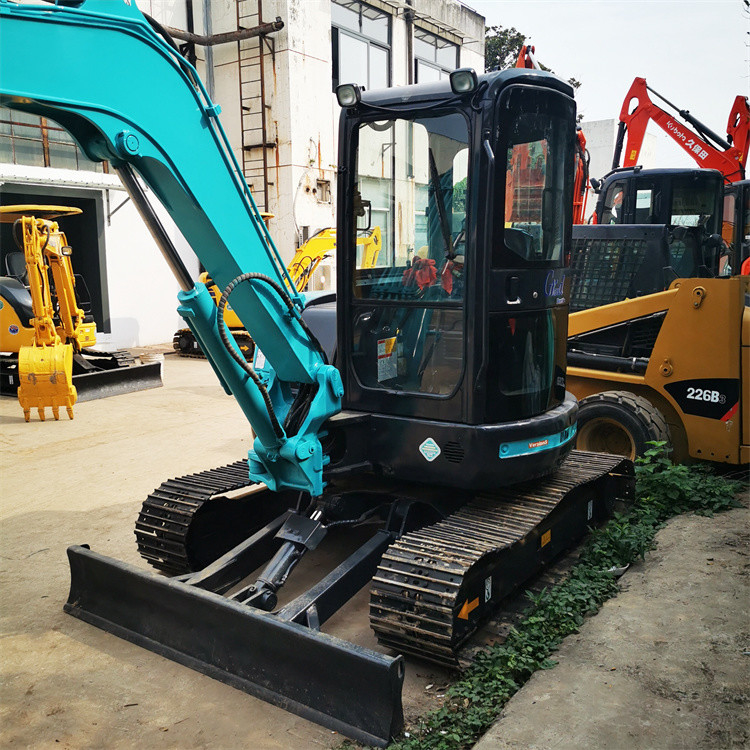 Used Kobelco Mini Excavator SK55SR Kobelco 5 Ton Excavator With Original Parts
