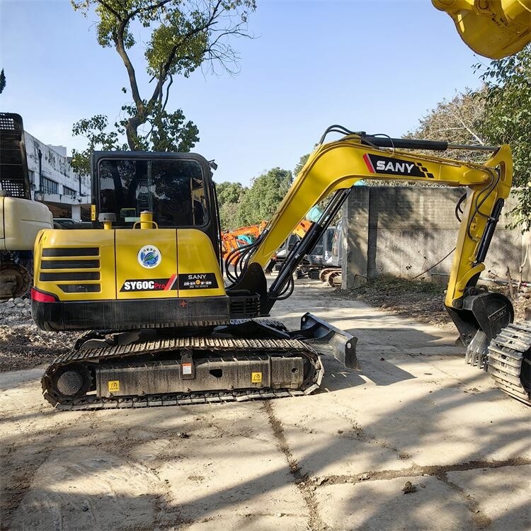 Mini Sany SY60C Excavator High Efficiency Low Fuel Consumption Optimized For Smooth & Productive Work