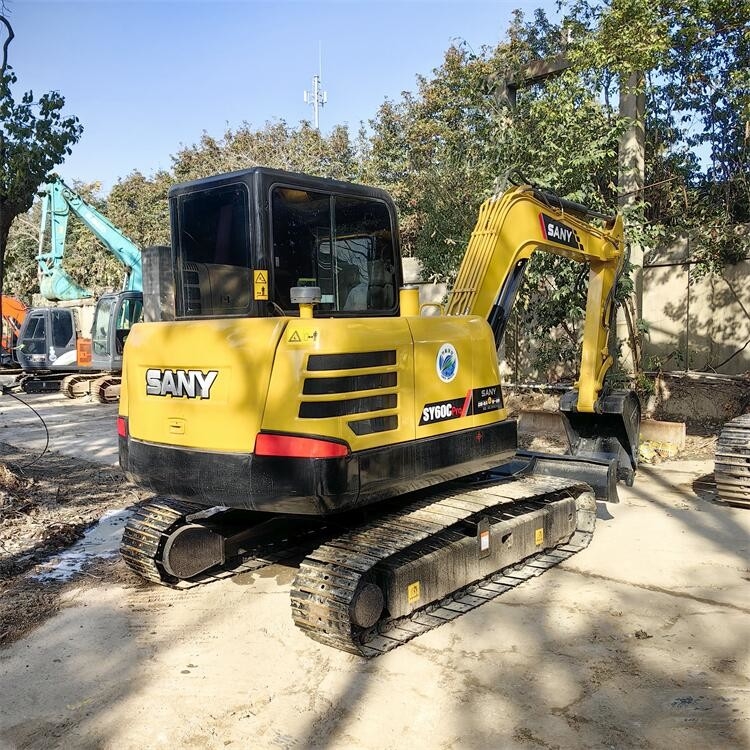 Mini Sany SY60C Excavator High Efficiency Low Fuel Consumption Optimized For Smooth & Productive Work