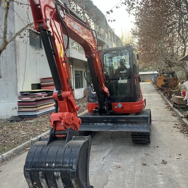 Second Hand Kubota U55-4  Excavators Used Kubota 5 Ton Digger With Crawler Chain