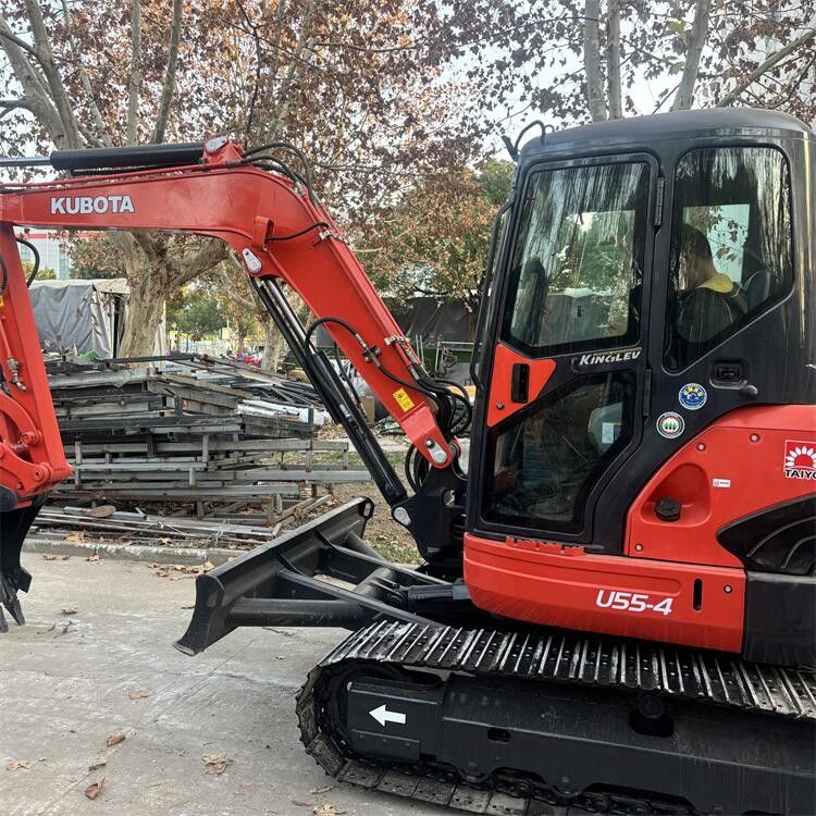 Second Hand Kubota U55-4  Excavators Used Kubota 5 Ton Digger With Crawler Chain