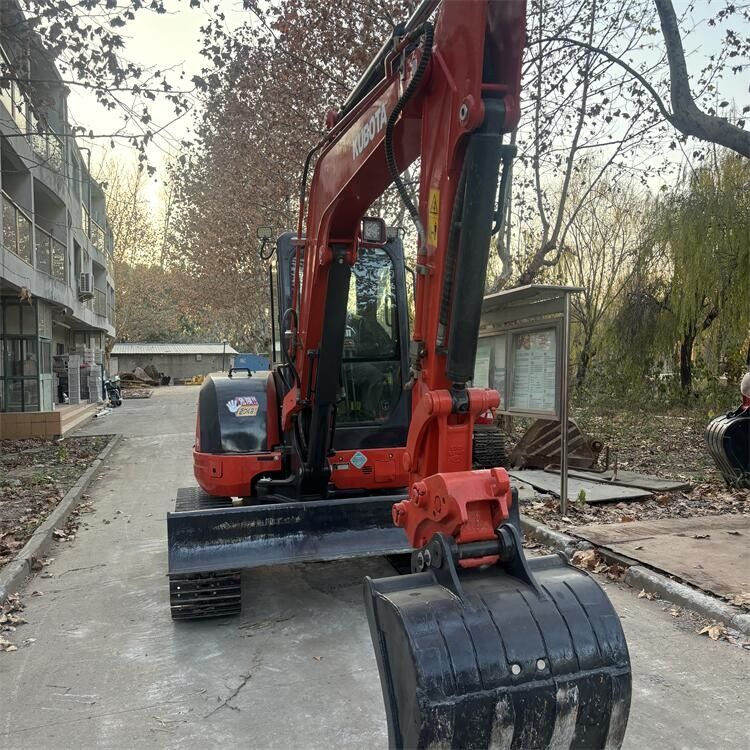 Second Hand Kubota U55-4  Excavators Used Kubota 5 Ton Digger With Crawler Chain