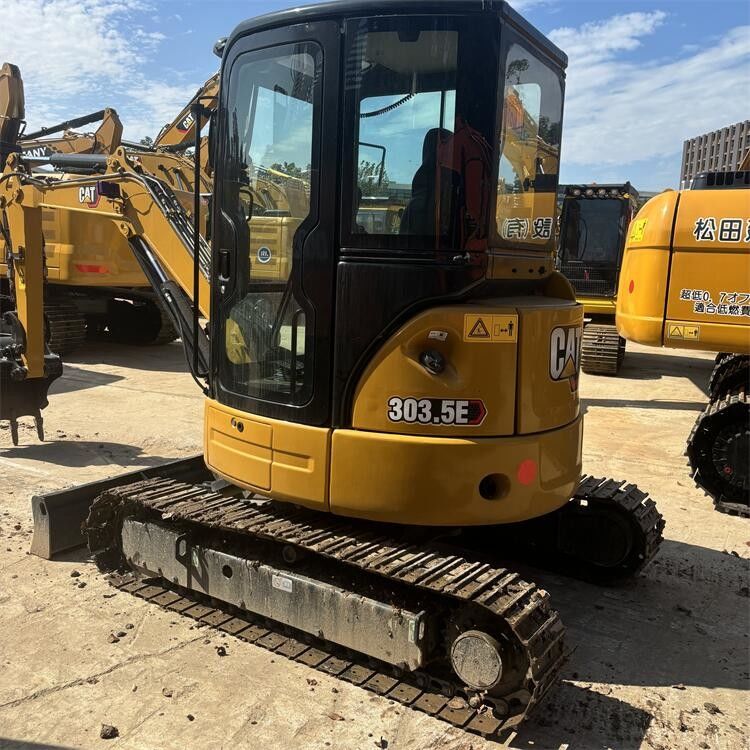 ใช้ Crawler ประเภท CAT 303.5E Excavator มือสอง Mini Excavator 3500KG