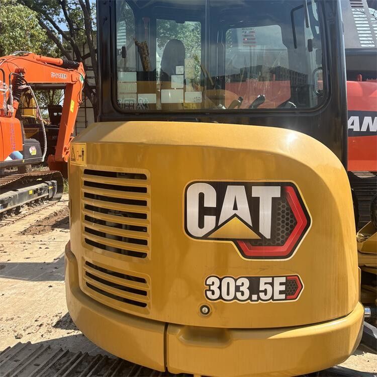 ใช้ Crawler ประเภท CAT 303.5E Excavator มือสอง Mini Excavator 3500KG