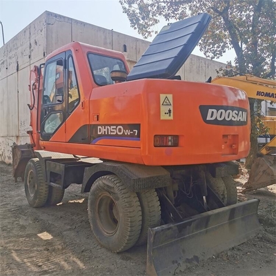 DH150W-7 Used Doosan Excavator 15 Ton Excavator Energy Efficient