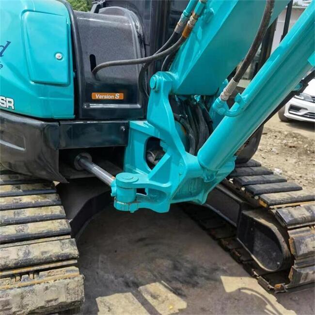 Χρησιμοποιούμενη Kobelco Mini Excavator SK55SR Kobelco 5 Ton Excavator με πρωτότυπα εξαρτήματα 3